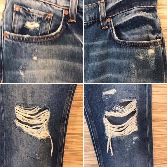 Ei8ght Dreams Distressed Straight Leg Jeans - Picture 4 of 9
